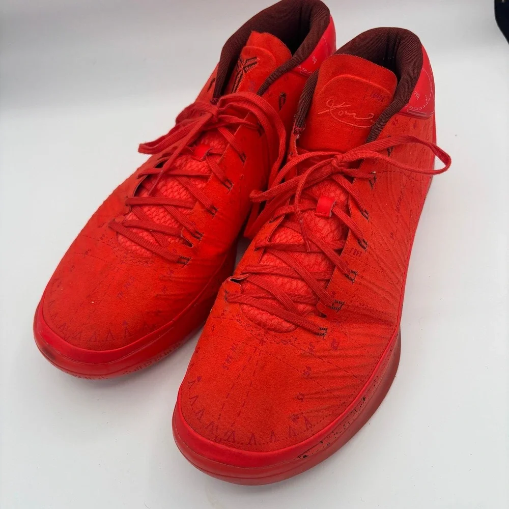 Nike Kobe AD Passion Habanero Sz 16 Red Basketball Shoes Sneakers 852425 RARE